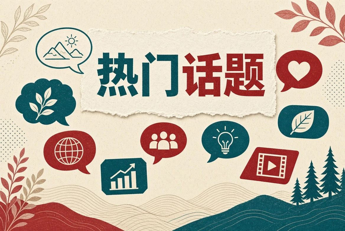 吃瓜网热门话题主题视觉